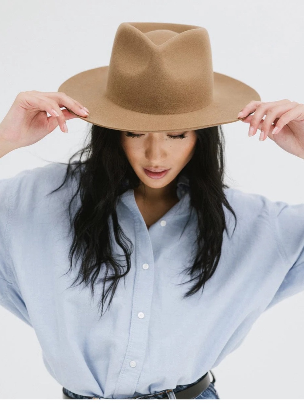 Gigi Pip Zephyr Rancher felt hat